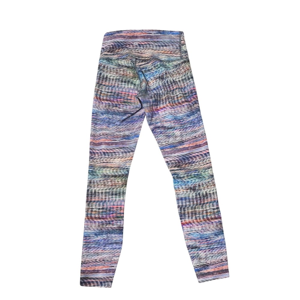 Lululemon Wunder Train High-Rise Tight 25" Digital‎ Oasis White Multi Size 6